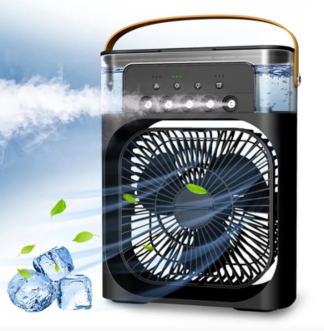 Ventilador Portatil Con Humidificador